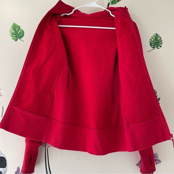 Lululemon scuba hoodie full zipper red size 4 - Picture 3 of 7